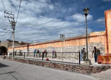 Inicia remodelación de barda perimetral del Convento de Alfajayucan
