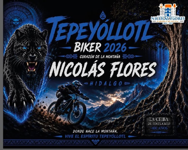 Nicolás Flores se prepara para una nueva edición de Tepeyóllotl MTB | Cortesía: Turismo Hidalgo