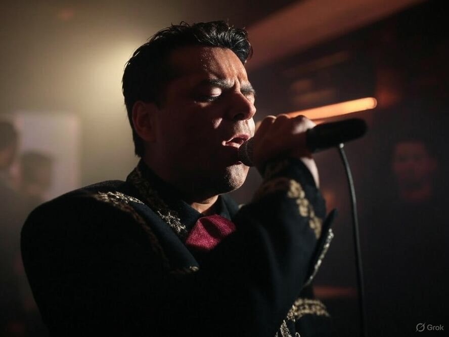 En 2014, el entonces presidente municipal Cipriano Charrez entregó las llaves de Ixmiquilpan al cantante de narcocorridos “El Komander” | Imagen generada con IA