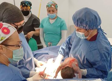 IMSS en Hidalgo da la bienvenida al primer bebé de 2024