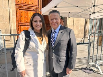 Menchaca y Sheinbaum revisan avances de IMSS Bienestar y Rutas de la Salud en Hidalgo