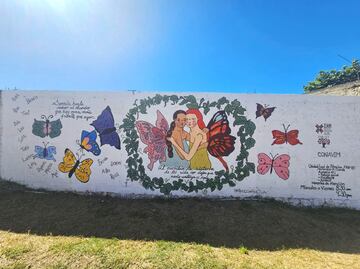 Mural en Atotonilco El Grande promueve la sororidad y la lucha contra la violencia de género