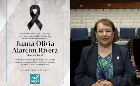 Fallece la diputada Juana Olivia Alarcón Rivera