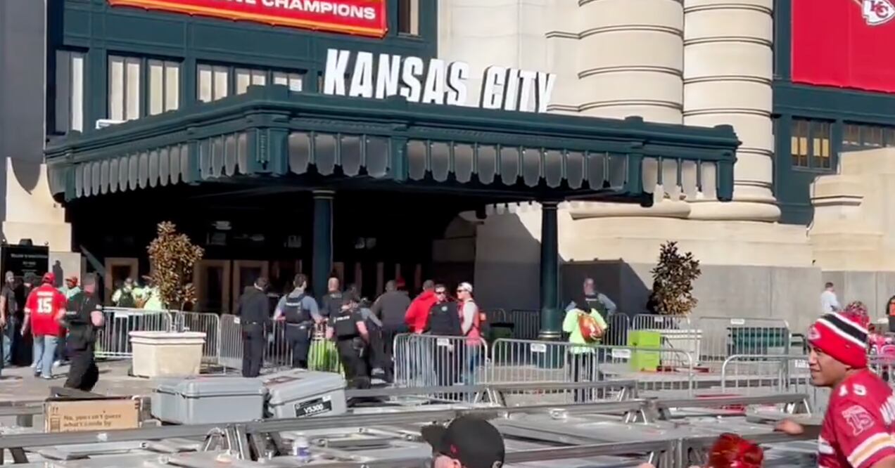 tiroteo en Kansas City Foto: Toma de video