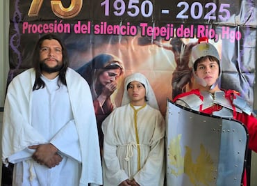 Tepeji del Río conmemora 75 años de su emblemática Procesión del Silencio durante Semana Santa