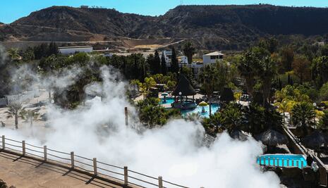 Suspenden actividades y desalojan el balneario El Géiser en el pueblo mágico de Tecozautla por fenómeno natural