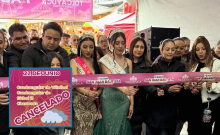 Cancelan algunas actividades de la feria de Tolcayuca por condiciones climáticas