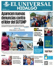 Portada El Universal Hidalgo 26/06/25