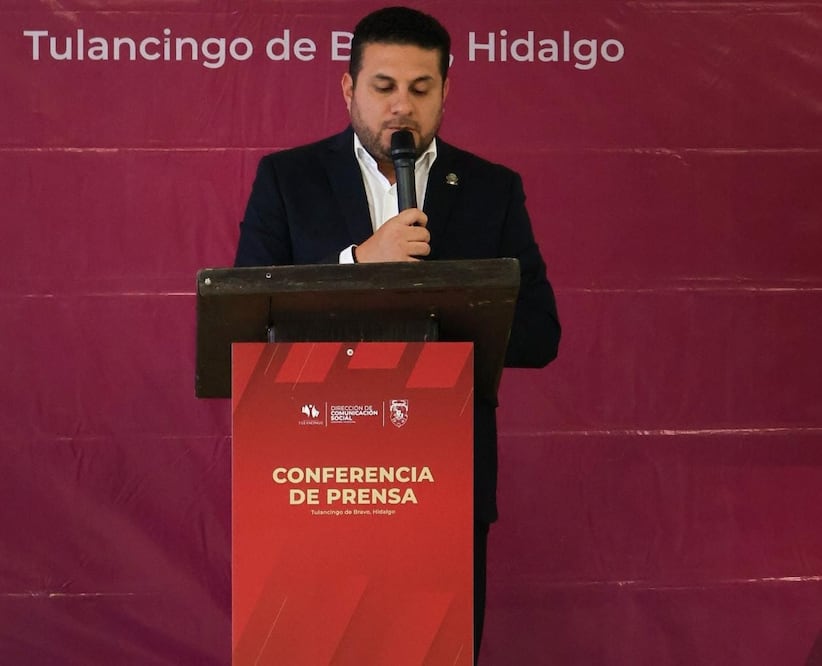 Enzo Balderas Castro, director de la Comisión de Agua y Alcantarillado del Municipio de Tulancingo (CAAMT),