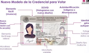 INE presenta nuevo modelo de Credencial para Votar; cuenta con 25 elementos de seguridad