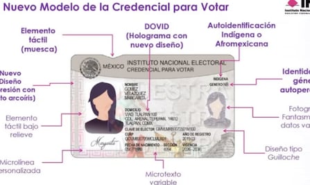 INE presenta nuevo modelo de Credencial para Votar; cuenta con 25 elementos de seguridad