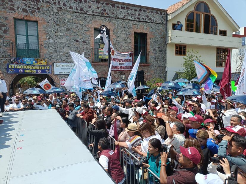 Arrancan Morena y Nueva Alianza  campaña a diputados locales en Tulancingo | Foto: Grisel Lira