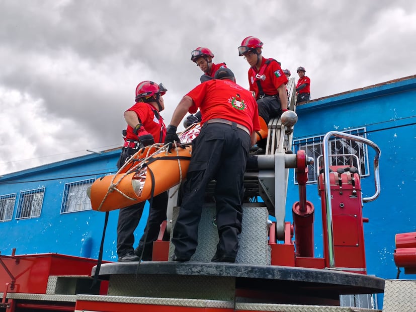 Román Bernal Díaz, subsecretario de Protección Civil del Estado de Hidalgo, explicó que el ejercicio realizado en Tulancingo formó parte de una jornada estatal de evaluación que inició en la Sierra Otomí Tepehua. I Foto: Mirely Santos