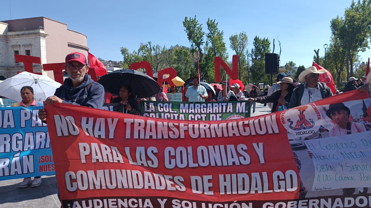 Antorcha Campesina se manifiesta en Pachuca | Foto: Lourdes Naranjo