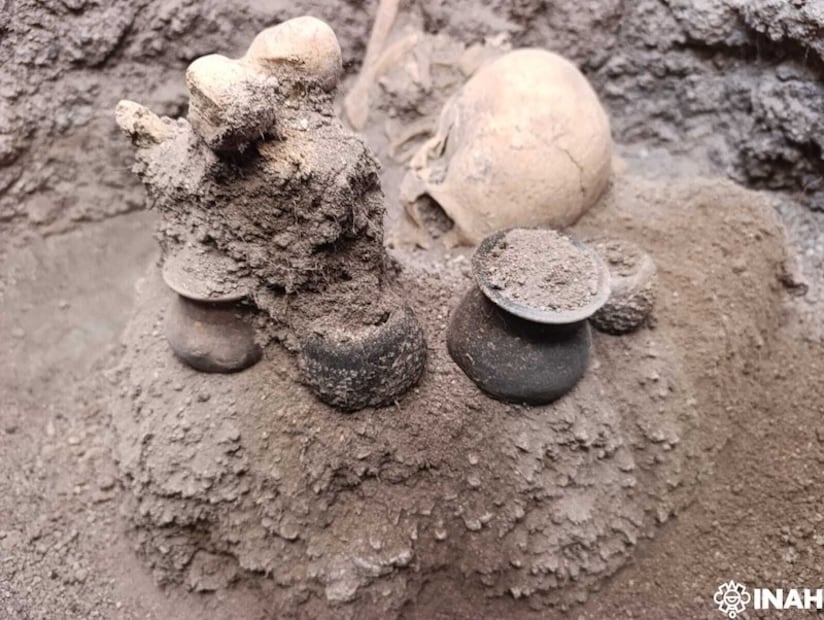Descubren tumbas prehispánicas y restos funerarios durante excavaciones en Tula | Facebook: Instituto Nacional de Antropología e Historia