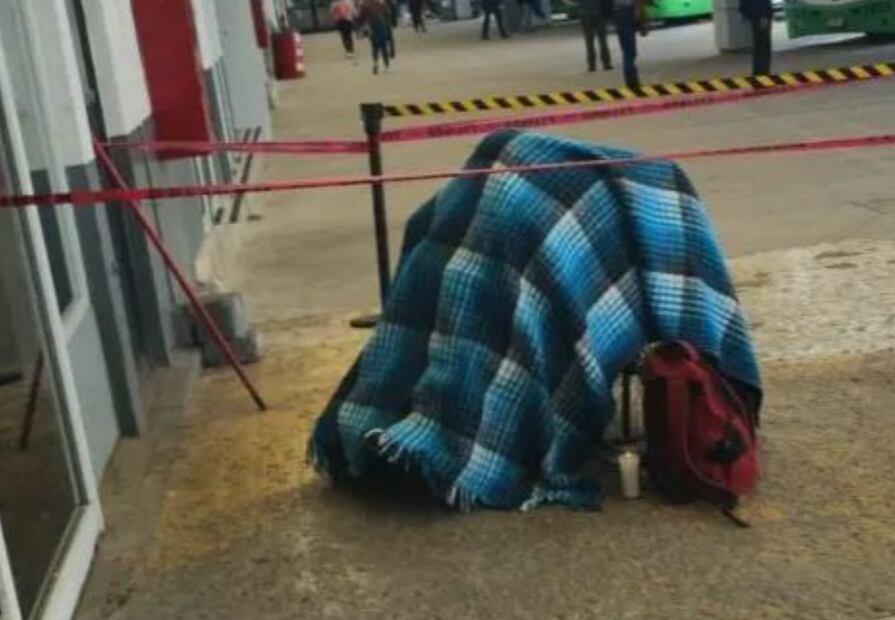 Localizan a persona sin vida en la Central de Autobuses de Pachuca I Foto: Especial