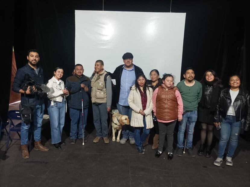 Personas con discapacidad visual y auditiva presentan la obra 'Ensoñares vivir' en Pachuca | Facebook: Producciones No Lo Veo Y Lo Creo