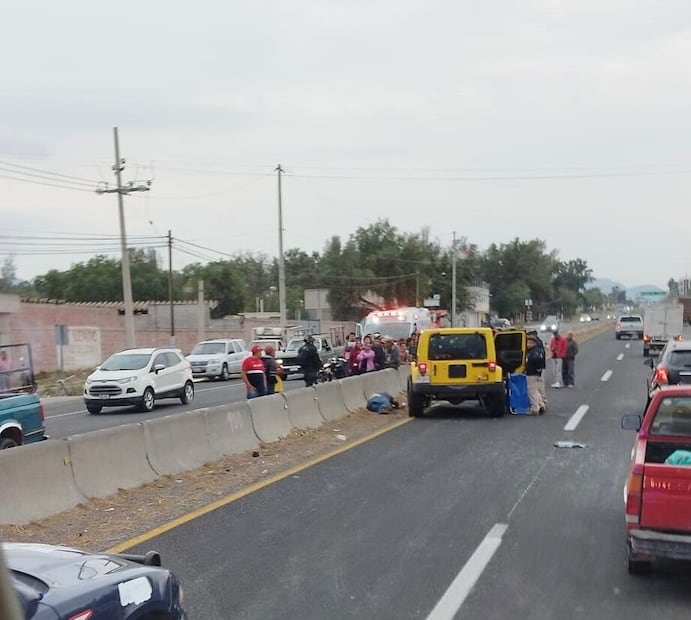 Acribillan a un hombre a bordo de un jeep en la Pachuca-Actopan | Foto: Especial