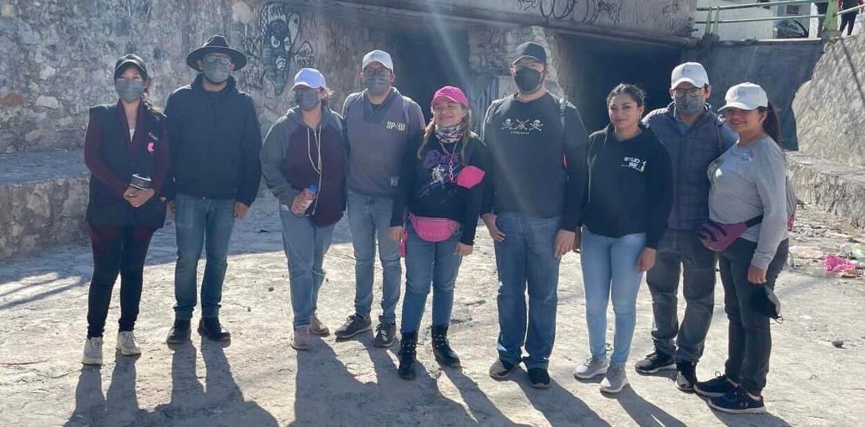 Personas en situación de calle buscan refugio en drenaje de Pachuca tras operativos municipales | Facebook: Pamela Alvasanto