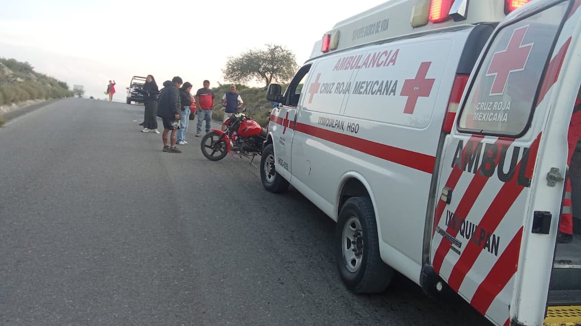 Muere motociclista tras accidente en Ixmiquilpan | Foto: especial