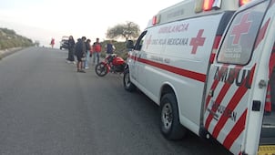 Muere motociclista tras derrapar en carretera de Ixmiquilpan
