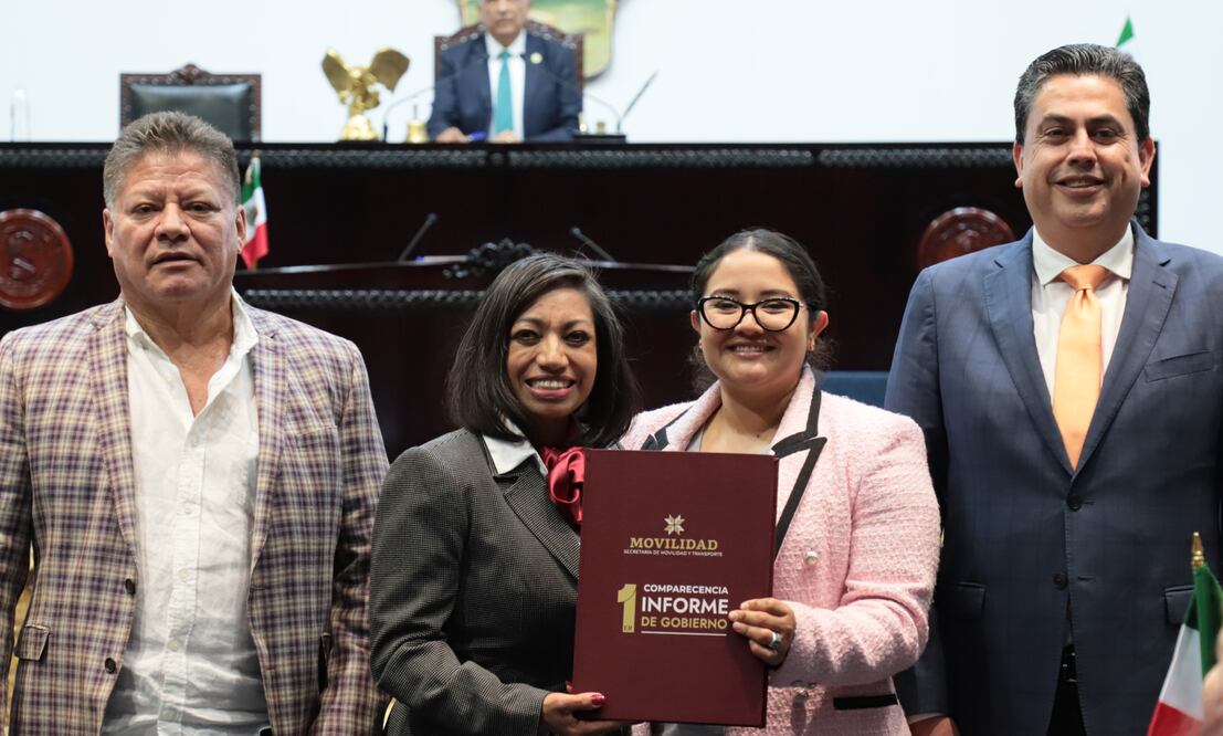 Lyzbeth Robles Gutiérrez, titular de la Secretaría de Movilidad y Transporte de Hidalgo (Semoth).  
 Foto: Luis Soriano