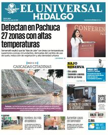 Portada El Universal Hidalgo 19/5/26