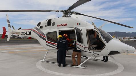 Traslados aéreos de emergencia movilizan a sistema de salud en Hidalgo