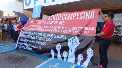 CNTE acusa a dirigente del SNTE en Hidalgo de callar ante reforma a la Ley del ISSSTE