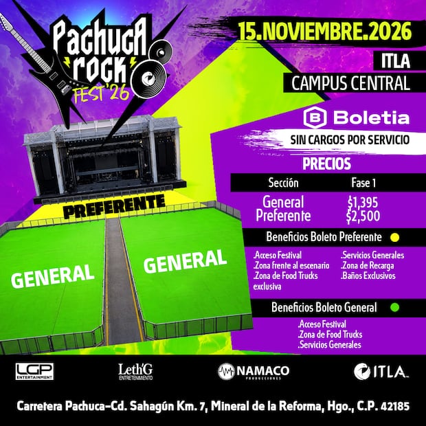¡Steve Aoki, Molotov y Allison llegan a Pachuca! Cortesía