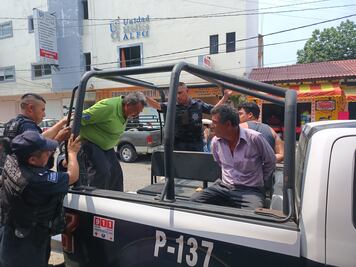 Caen cuatro presuntos extorsionadores en Huejutla