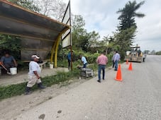 Fuga en línea de conducción deja sin agua a más de 50 colonias en Huejutla