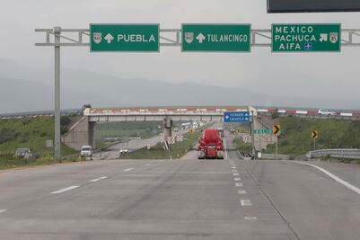 Obras de mantenimiento en la México-Pachuca causan congestionamientos en Tizayuca