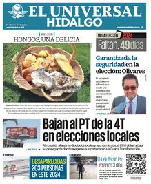 Portada El Universal Hidalgo 150424