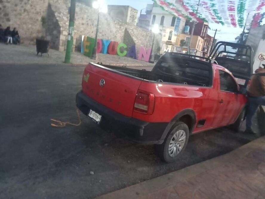 Un conductor recibió un disparo en Epazoyucan Foto: Especial