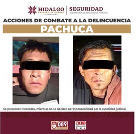 Detienen a dos personas por presunto robo de cámaras de vigilancia en Cubitos