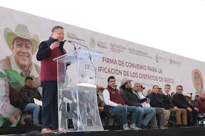 Invasión en derecho de vía afecta proyecto ferroviario AIFA-Pachuca, anuncia Julio Menchaca