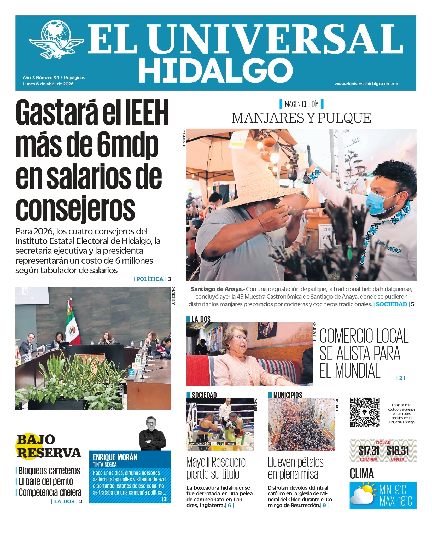 El Universal Hidalgo 06/04/26