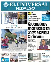 Portada EL Universal Hidalgo 050325