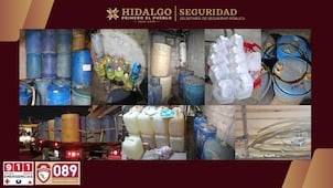 Aseguran más de 5 mil litros de hidrocarburo en dos predios de Tulancingo