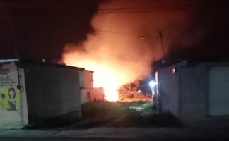 Incendio consume cocina comunitaria en Los Reyes, Acaxochitlán