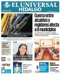 Portada El Universal Hidalgo 17/3/26