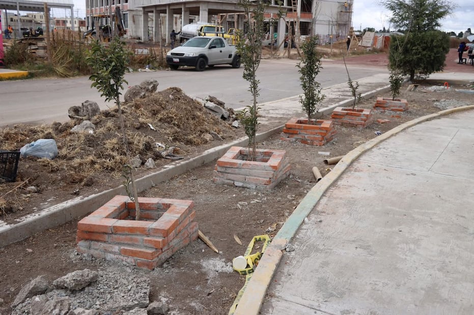 Mejoran entorno urbano ante próxima apertura del CBTIS 293 en Tizayuca | Foto:  especial