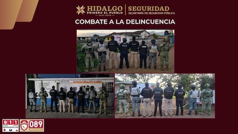 Operativo en Acatlán deja siete detenidos y desmantela tres presuntos puntos de narcomenudeo