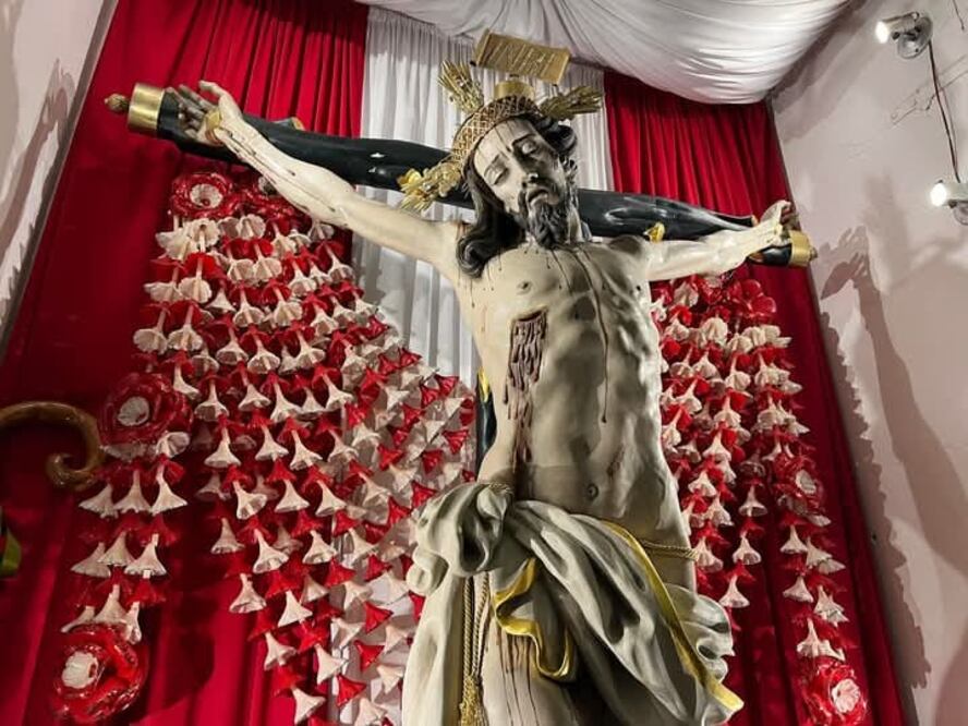 La imagen del Señor de Jalpan a su regreso hará una escala en la capilla de Santa María de Guadalupe, El Tinaco, Tezontepec de Aldama, durante 15 minutos, posteriormente continuará su recorrido a Ixmiquilpan.