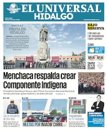 Portada El Universal Hidalgo 17/01/25