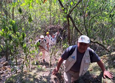 El incendio que se presenta en la zona montañosa El Cirio está controlado al 50%
