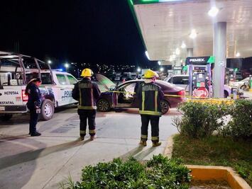 Explosión en gasolinera del sur de Pachuca deja una persona herida