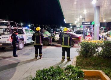Explosión en gasolinera del sur de Pachuca deja una persona herida