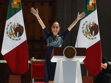 Mexicanos en el Zócalo cierran filas con Sheinbaum ante Trump